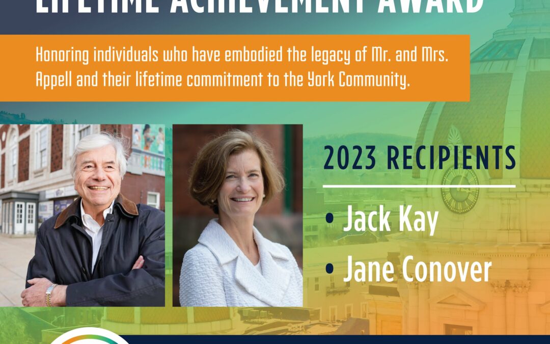 Downtown Inc Announces 2023 Louis J. and Jody D. Appell Lifetime Achievement Award Recipients
